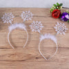 Diadema de copo de nieve 6 piezas
