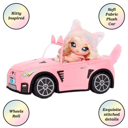Na! Na! Na! Surprise Pink Soft Plush Convertible Car