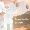 Maymom Brida de 19 mm y válvula de pico de pato compatible con extractor de leche Spectra S1 Spectra S2