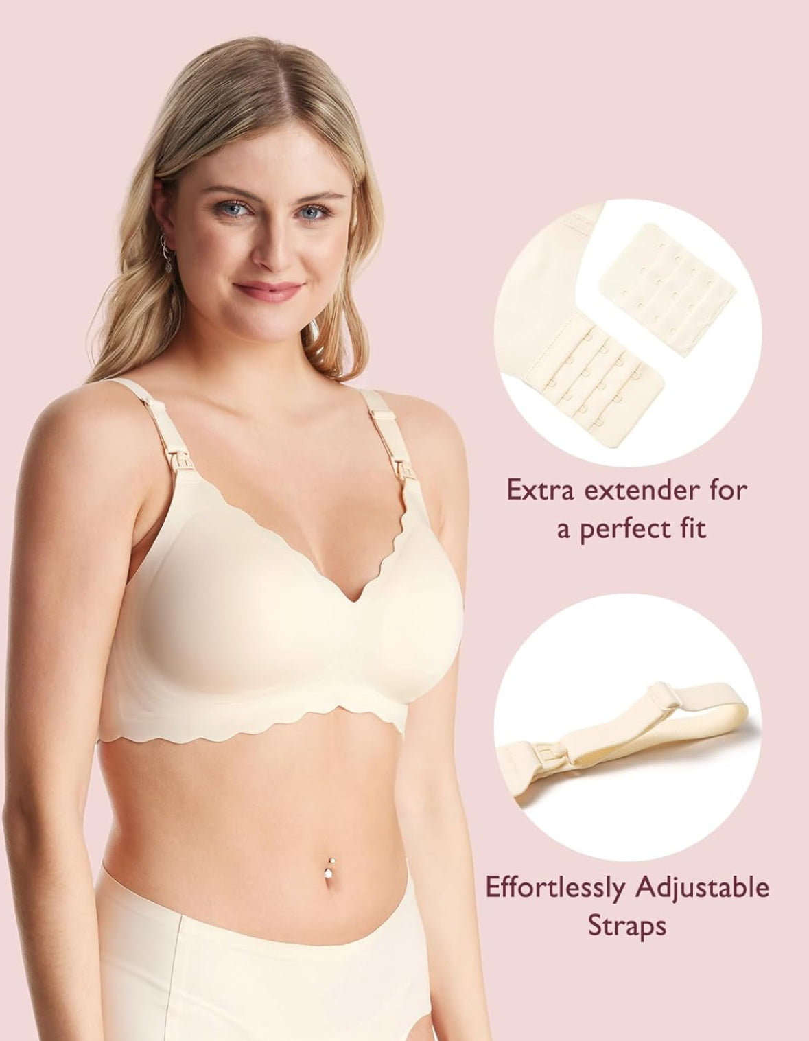 Momcozy brasier de lactancia, Talla XL