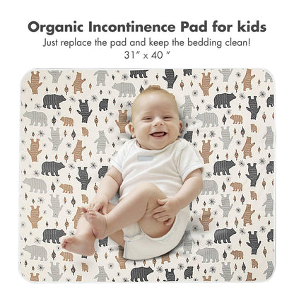 Almohadilla de cama impermeable para bebé