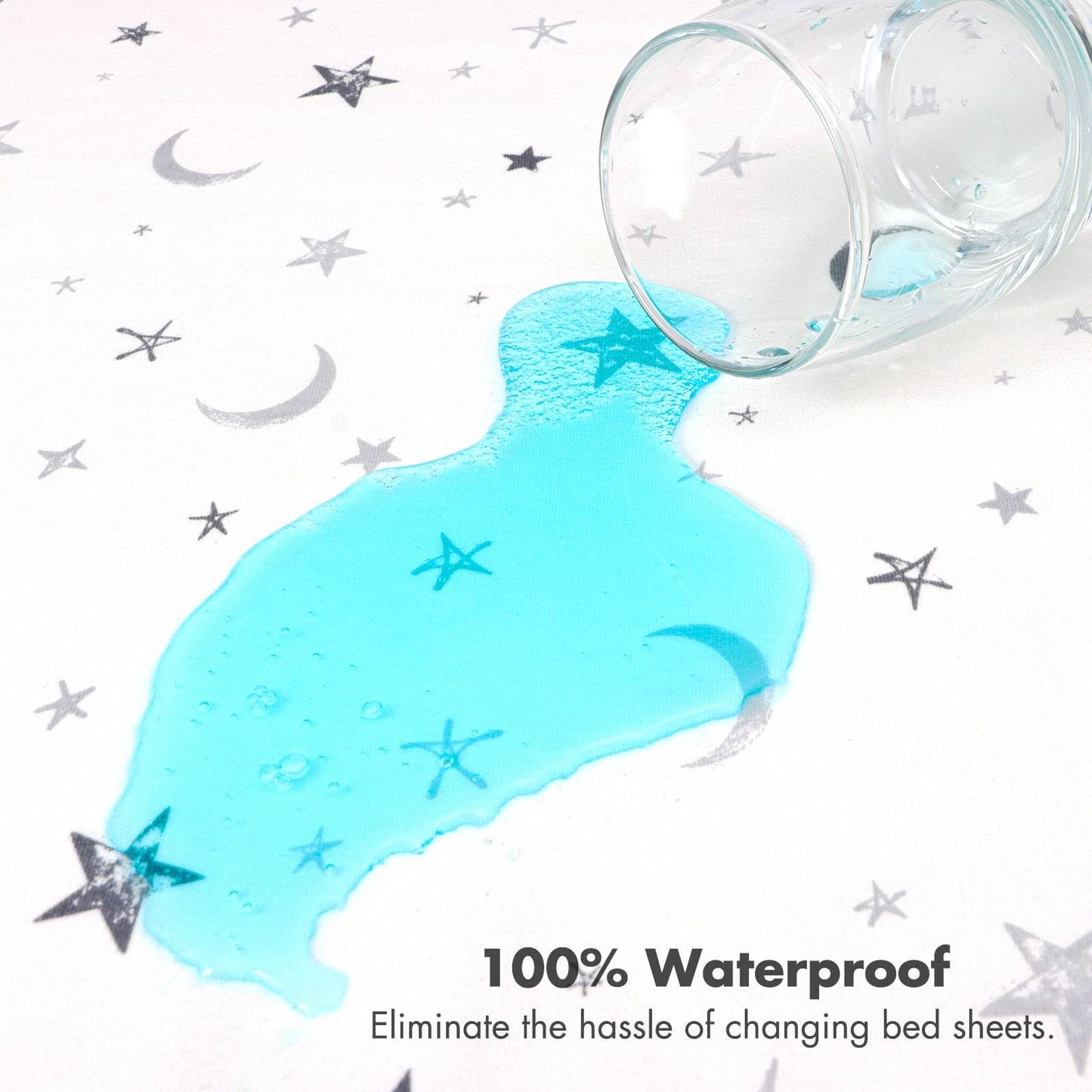 Almohadilla de cama impermeable para bebé