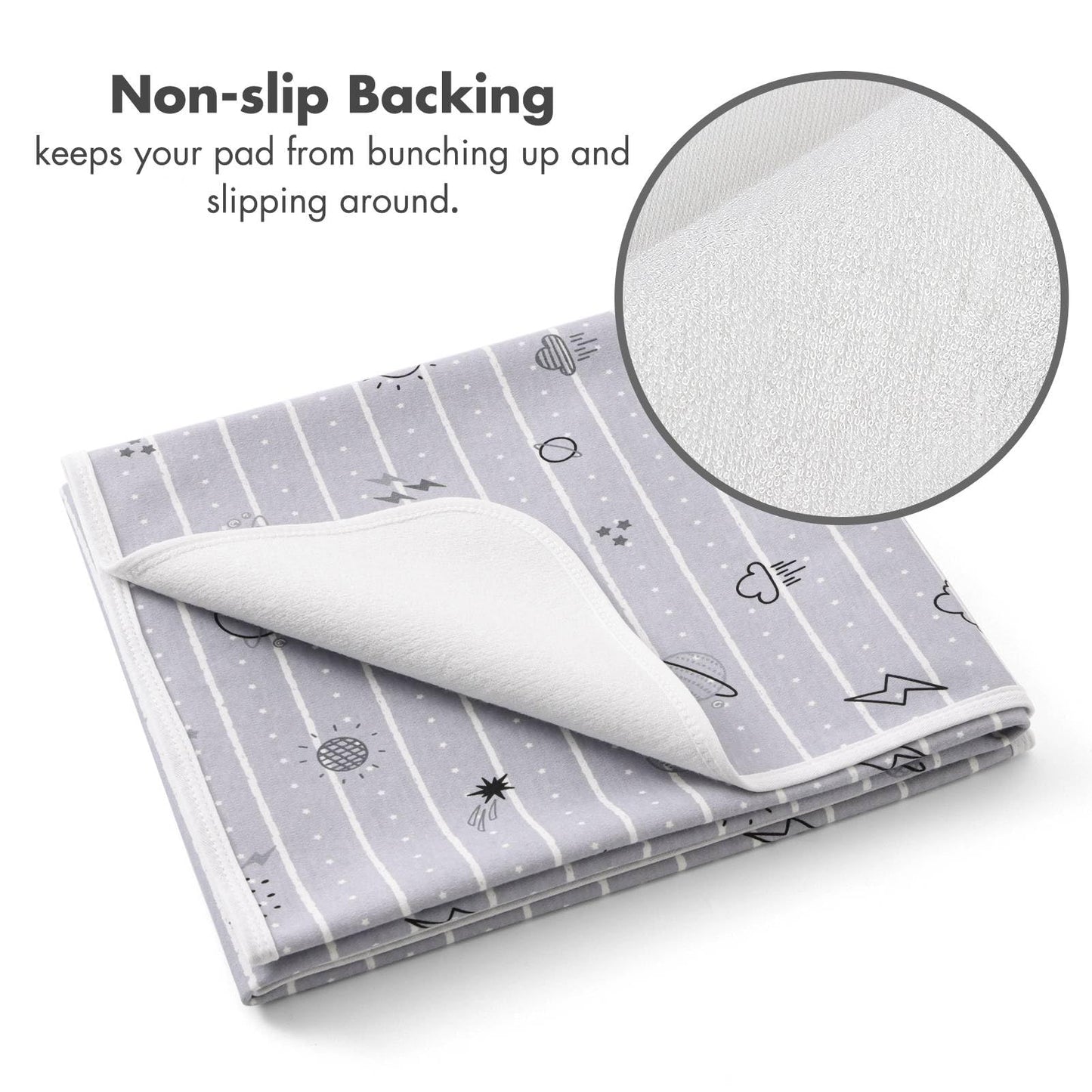 Almohadilla de cama impermeable para bebé