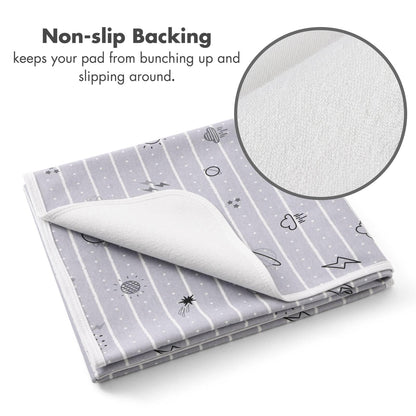 Almohadilla de cama impermeable para bebé