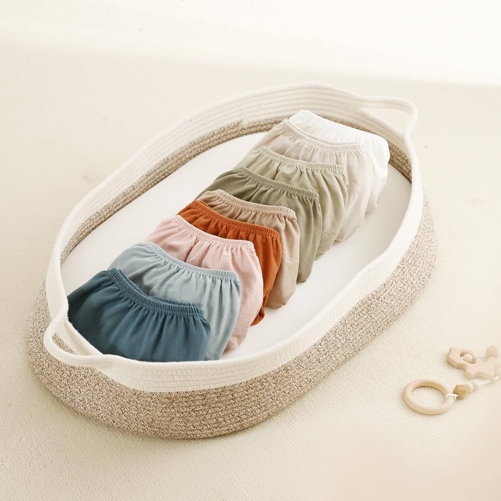 GRSSDER Paquete de 3 sábanas ajustables elásticas ultra suaves, ajuste universal para moisésSi