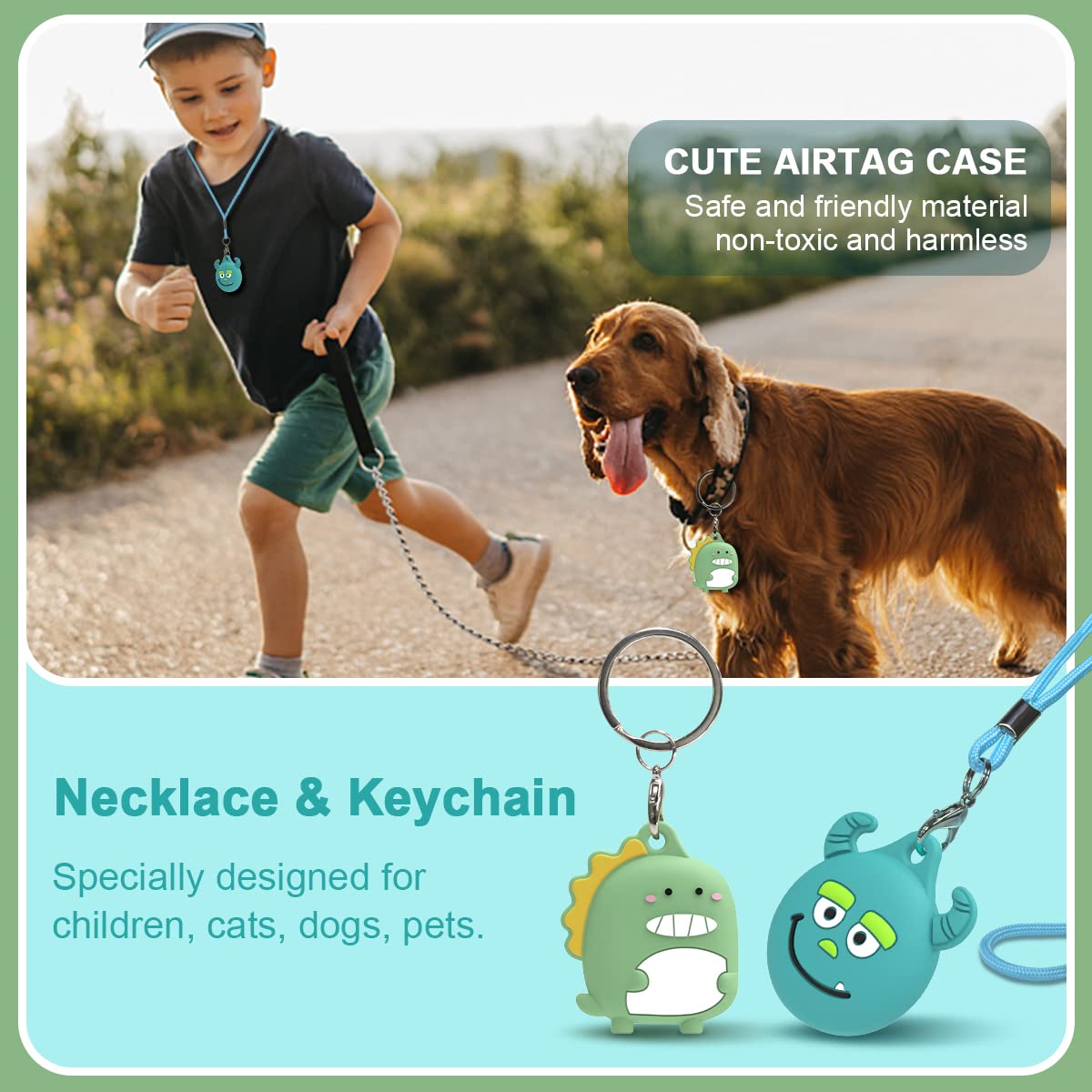 Collar Air Tag con longitud ajustable