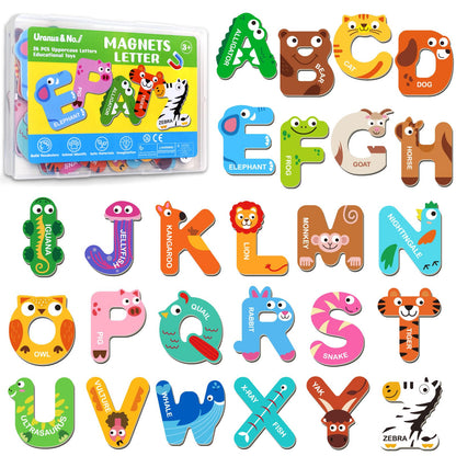 Letras magnéticas del alfabeto