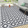 Pauwer Alfombra reversible para exteriores, 9'x12', impermeable