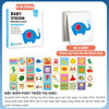 Tarjetas de estimulación visual | Tarjetas sensoriales de alto contraste para niños pequeños
