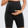 CRZ YOGA Pantalones cortos premamá, de 15 cm de largo, talla S