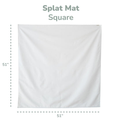WeeSprout Tapete Antisalpicaduras para Bebés y Niños, Grande de 51" x 51"