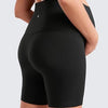 CRZ YOGA Pantalones cortos premamá, de 15 cm de largo, talla S