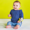 Bright Starts Sonajero y Teethe Wrist Pals Toy - Mono y elefante, recién nacido +