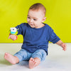 Bright Starts Sonajero y Teethe Wrist Pals Toy - Mono y elefante, recién nacido +