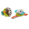 Bright Starts Sonajero y Teethe Wrist Pals Toy - Mono y elefante, recién nacido +