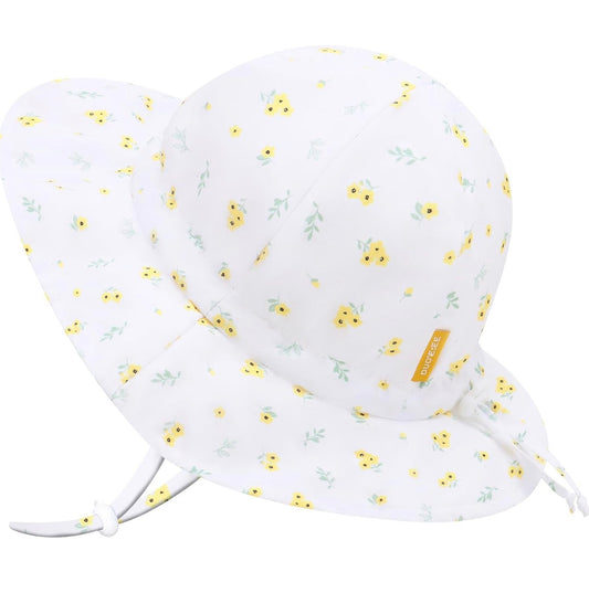 FUOTIA UPF 50+ - Sombrero de sol para bebé, transpirable y ajustable, 6-24 meses