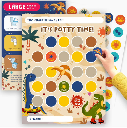 Tabla de recompensas de entrenamiento para ir al baño