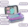 Set de loncheras para niñas: lonchera de unicornio 3D con recipientes