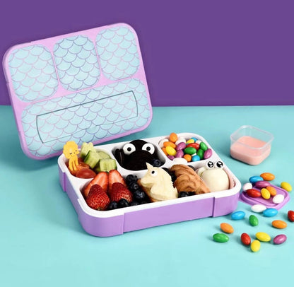 Set de loncheras para niñas: lonchera de unicornio 3D con recipientes