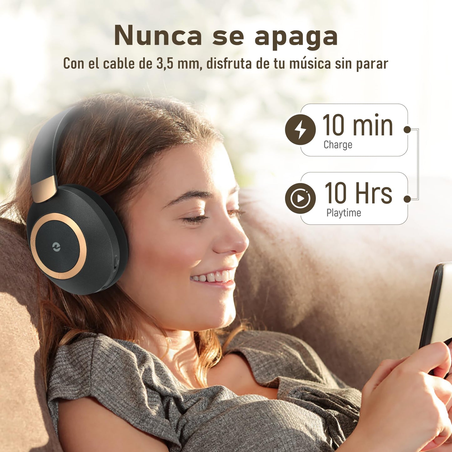 Auriculares de Diadema Audífonos Inalámbricos Bluetooth audifonos con cancelación