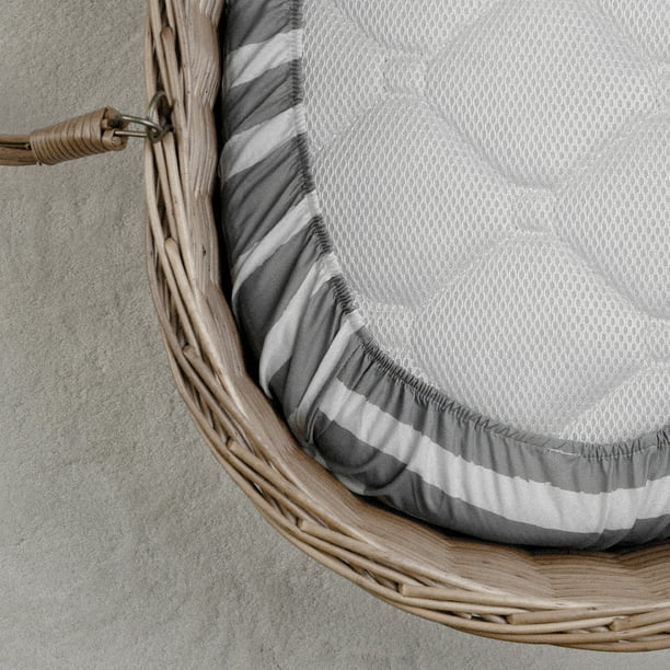 Juego de sábanas premium para moises Egmao Baby (paquete de 4) moises