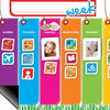 Planificador semanal para niños, tablero magnético