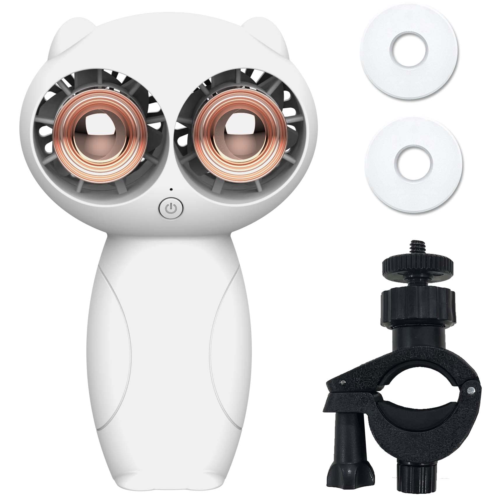Ventilador para cochecito con aromaterapia, clip universal desmontable y ajustable de 360°