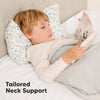 Almohada Keababies para niños pequeños con funda de almohada, 13 x 18 pulgadas