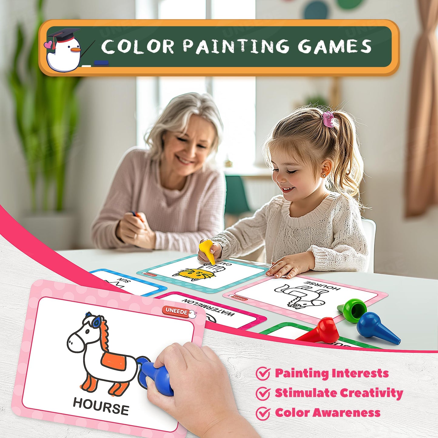 Juguetes de clasificación 3 en 1 UNEEDE para aprendizaje STEM