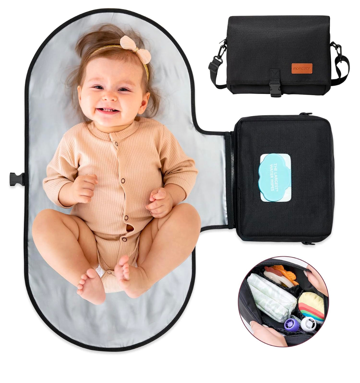 Momcozy Cambiador de pañales 2 en 1