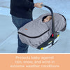 Funda de asiento de automóvil de invierno para bebé