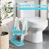 HKAI Asiento de entrenamiento para ir al baño con escalera y taburete