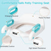 HKAI Asiento de entrenamiento para ir al baño con escalera y taburete