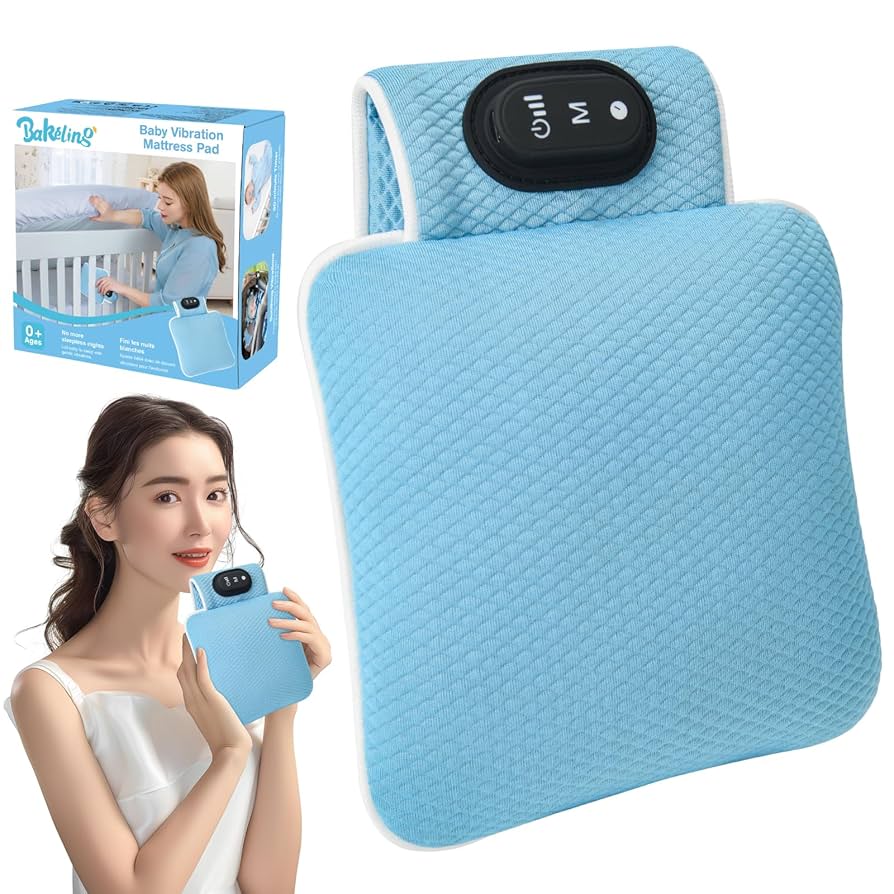 Chupete vibratorio para bebés para cunas y cochecitos, temporizador de 90 minutos, 3 modos de vibración