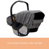 Funda de asiento de automóvil de invierno para bebé