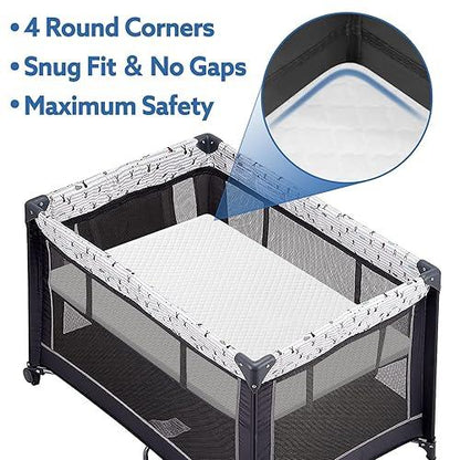 Criblike Waterproof Pack and Play Mattress, 38x 26