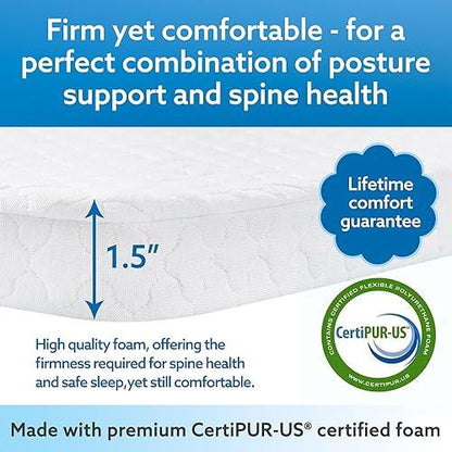 Criblike Waterproof Pack and Play Mattress, 38x 26