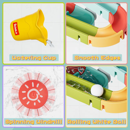 DOLIVE Juguetes de baño para niños pequeños