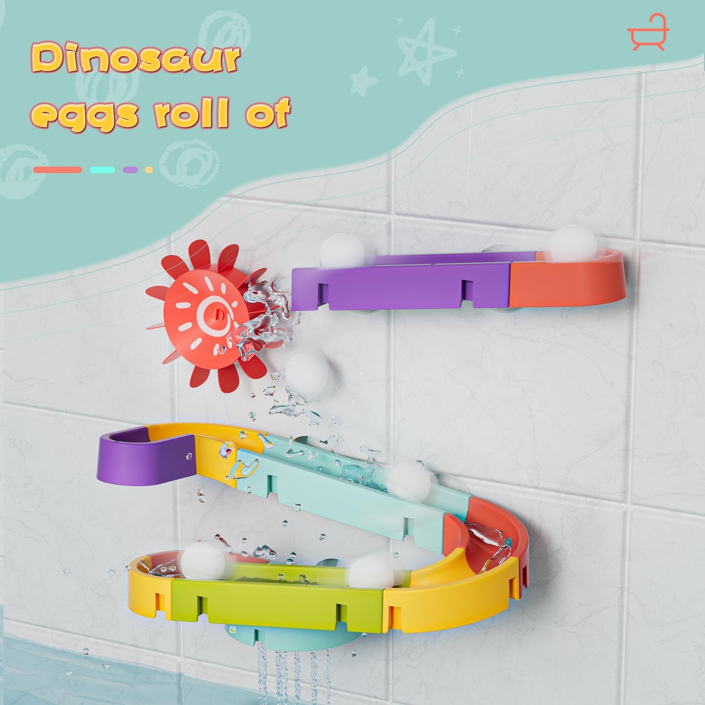 DOLIVE Juguetes de baño para niños pequeños