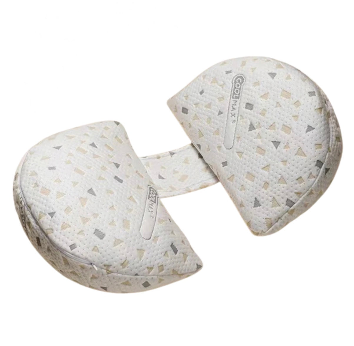 Almohada de embarazo para dormir de lado con forma de cuña de 30° y soporte abdominal