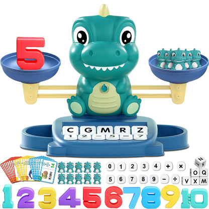 Juguete de equilibrio matemático de dinosaurio