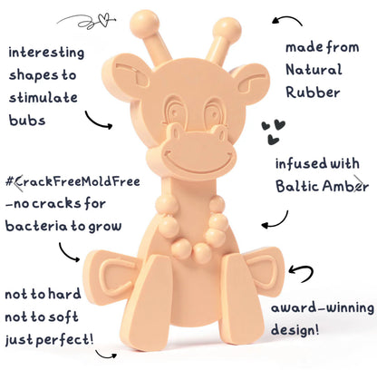 The Little Bamber - Pink - Natural Rubber