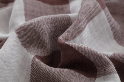 Mantas para sofá cama y sala de estar con estampado de cuadros estilo búfalo