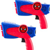 eKids Spiderman Laser-Tag para niños Infared Lazer-Tag Blasters se ilumina y vibra cuando se golpea