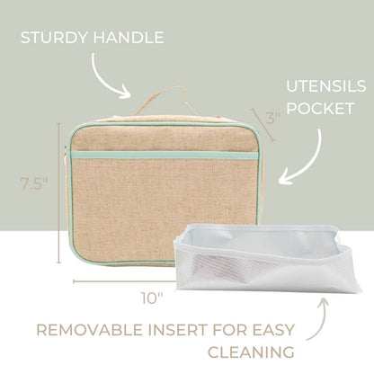 SoYoung Lonchera aislada para niños y niñas, lonchera reutilizable con forro extraíble