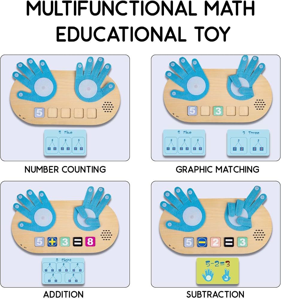 Juguetes Montessori: bloques numéricos para niños