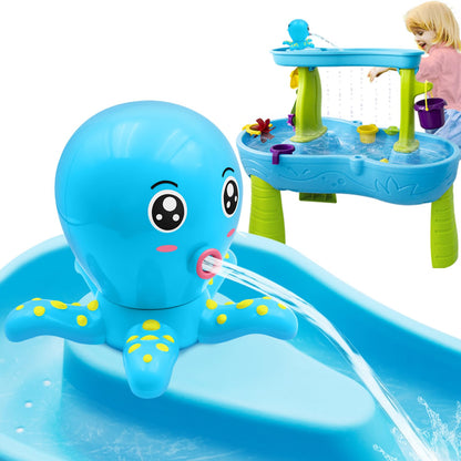 Intoypad Pulpo - Bomba de mesa de agua con pilas para mesa de agua, color azul