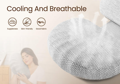 Almohada de espuma viscoelástica para dormir para dormir de lado