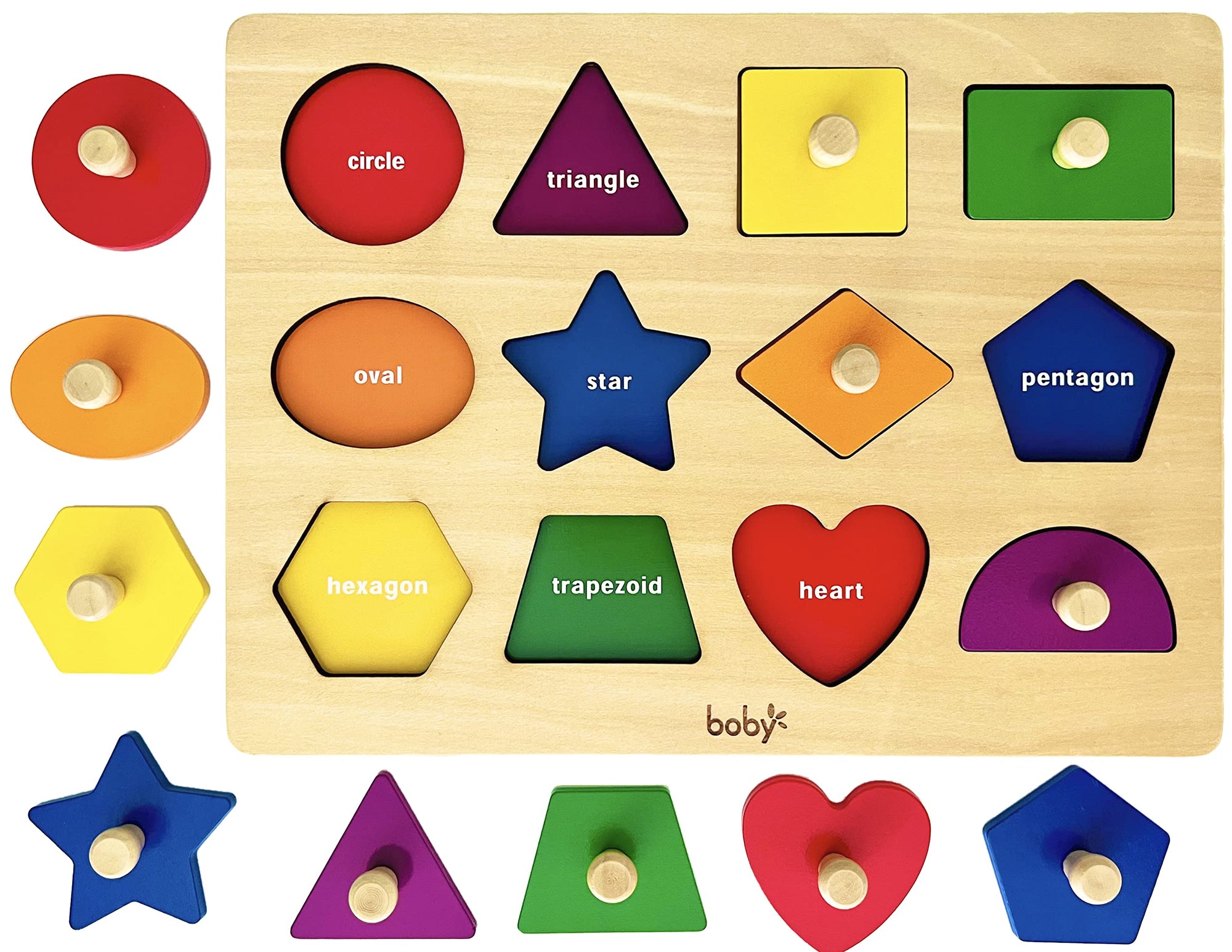 Dailyfunn Montessori rompecabezas de figuras