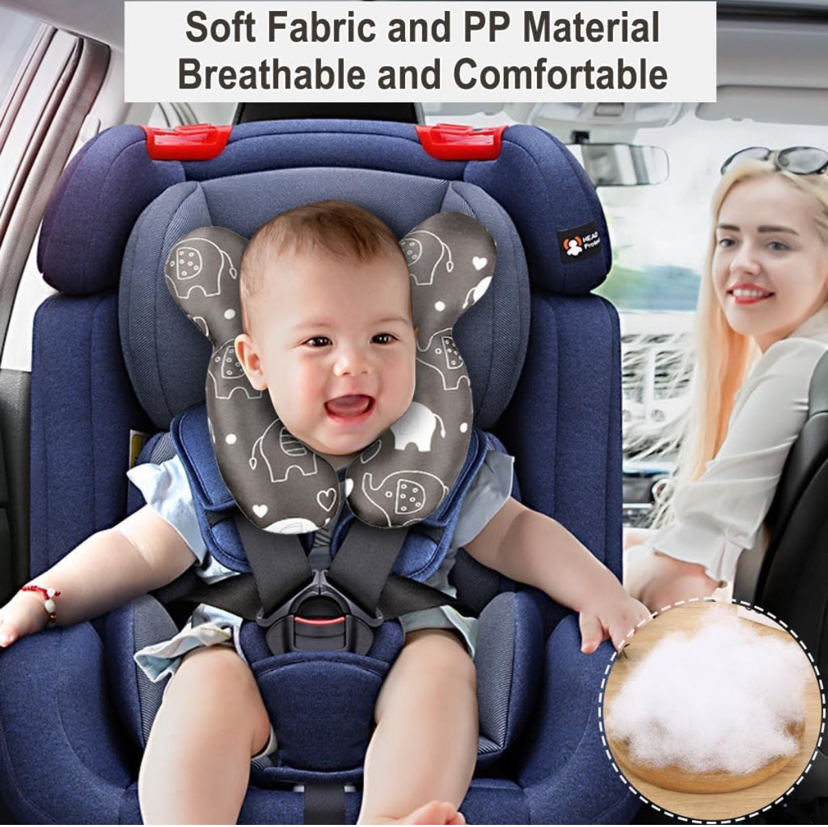 vocheer Almohada de viaje para bebé